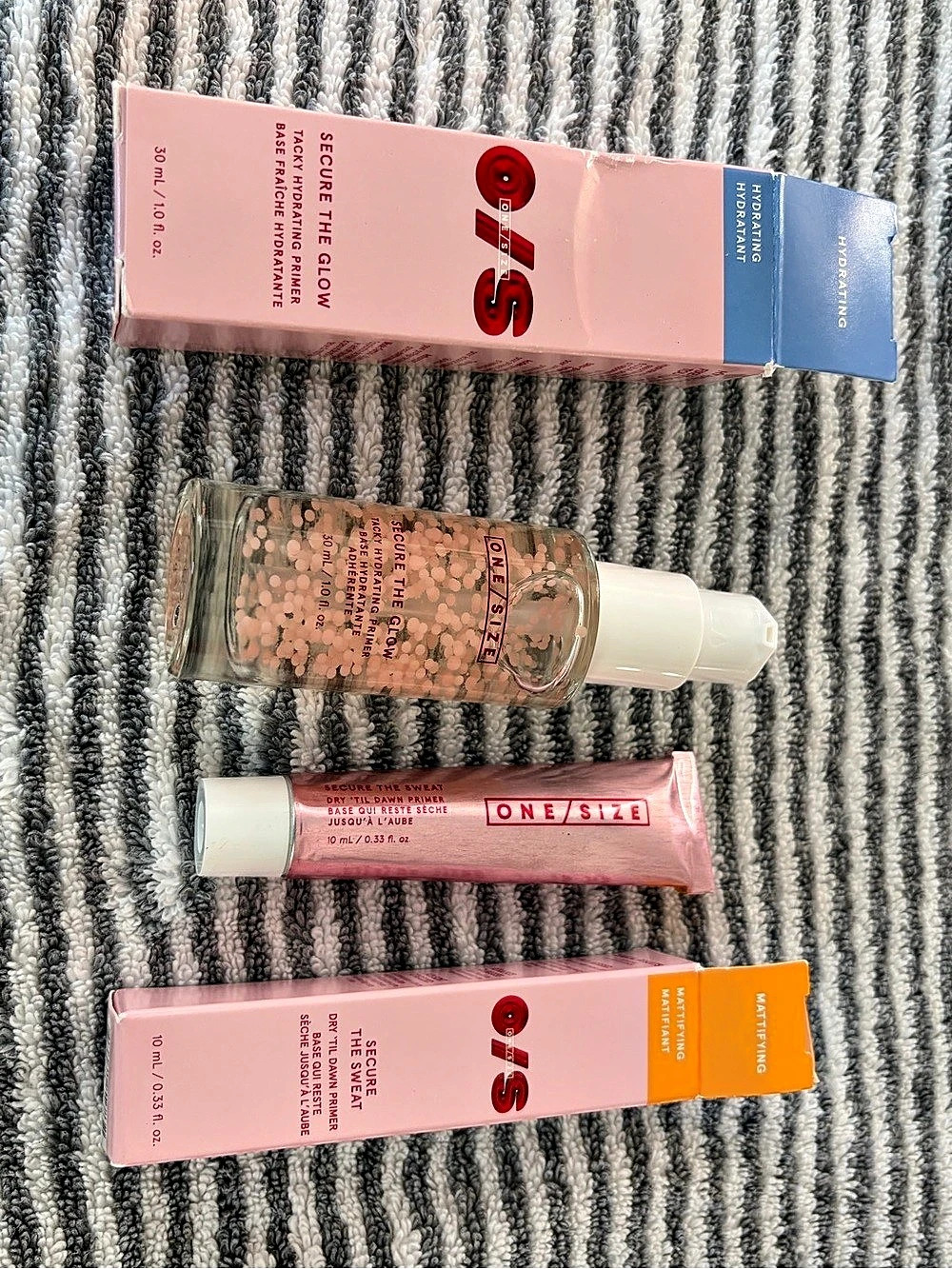 ONE/SIZE Secure the Glow Hydrating Primer Set in Pink NWT